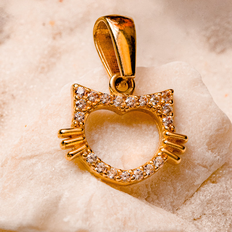 Dije de gatito 14k