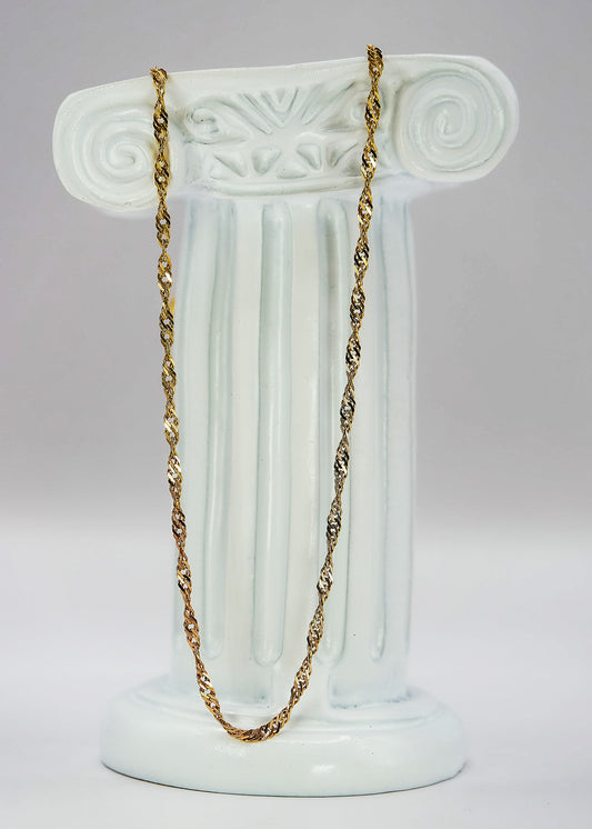 Cadena tipo torsal 14k